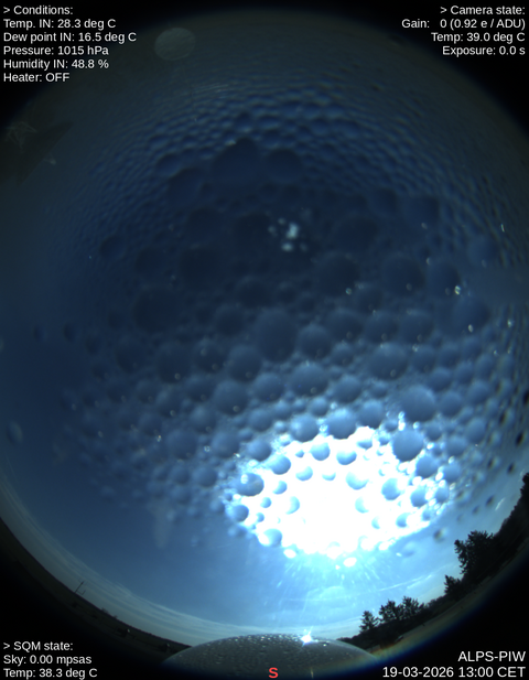 Ostatni obraz ze stacji ALPS-PIW